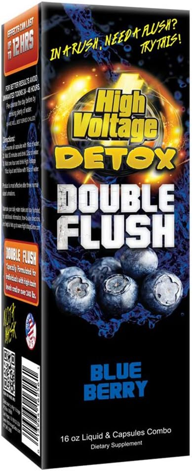 Високо напрежение Detox Double Flash Blue Berry