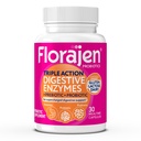 Florajen Digestive Enzymes with Probiotics & Prebiotics - Triple-Action Formula for Gut Health, Bloating, & Gas Relief - Supports Gluten & Dairy Digestion - Clean - Non-GMO - 30-Count