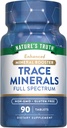 Nature 's Truth Trace Minerals Supplement med jod Note 124; 90 tabletter