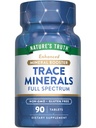 Nature's Truth Trace Minerals Supplement with Iodine | 90 Tablets | Enhanced Mineral Booster | Non-GMO & Gluten Free Supplement