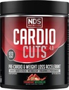 NDS Nutrition 4.0 Pre Workout Supplement - Perdita di peso avanzata e Formula Pre Cardio con L-Carnitina, CLA, MCT, L-Glutamina e Olio di Safflower - Anguria di Fragola (40 Serve)