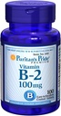 Puritans Pride Vitaminas B-2 100 Mg tabletės, 100 Skaičius