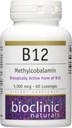 Bioclinic Naturals B12 Methylcobalamin, 60 Count