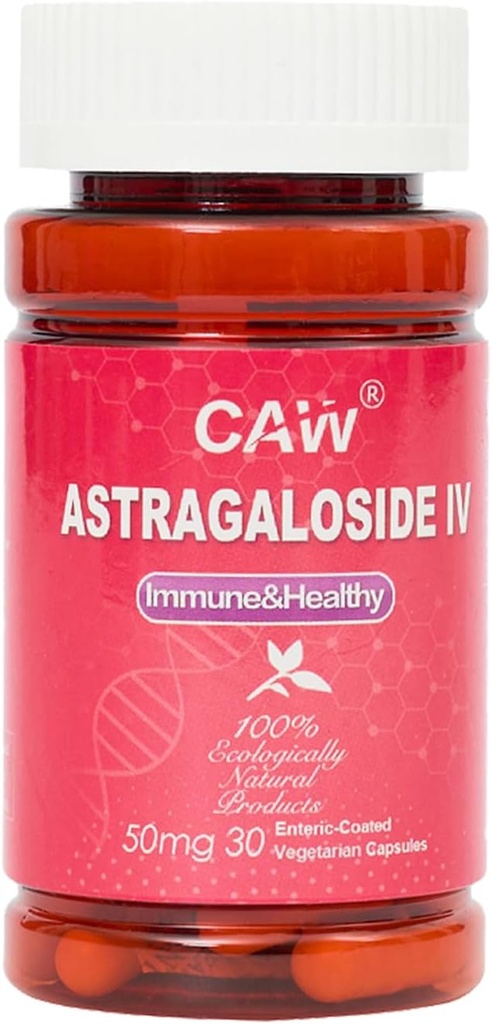 CAW Max Absorptie Astragaloside IV 98% 50mg 30 Capsules Immune Support 