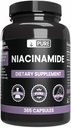 Pure Original Materialss Niacinamid (365 Capsules) Magnezyum Or Rice Fillers, Always Pure, Lab TY