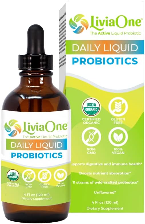 Livia One Daily Life Protogens, USDA-Certific Protogens, Allergen- and Gluten-Freeman Protogen for Women and Men, Not-GMO และ Raw, 4 FIO (Pack of 1).