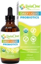 LiviaOne Daily Liquid Probiotics, USDA-Certified Organic Probiotics, Allergenen- en Glutenvrije Vegan Probiotic for Women and Men, Non-GMO and Raw, 4 Fl Oz (pack of 1)
