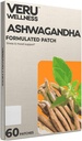 Veru wellness Ashwagandha Patch - Stress Relief, Natural Mood Support, Stress, Energi og Focus Support Patch (60 Count)