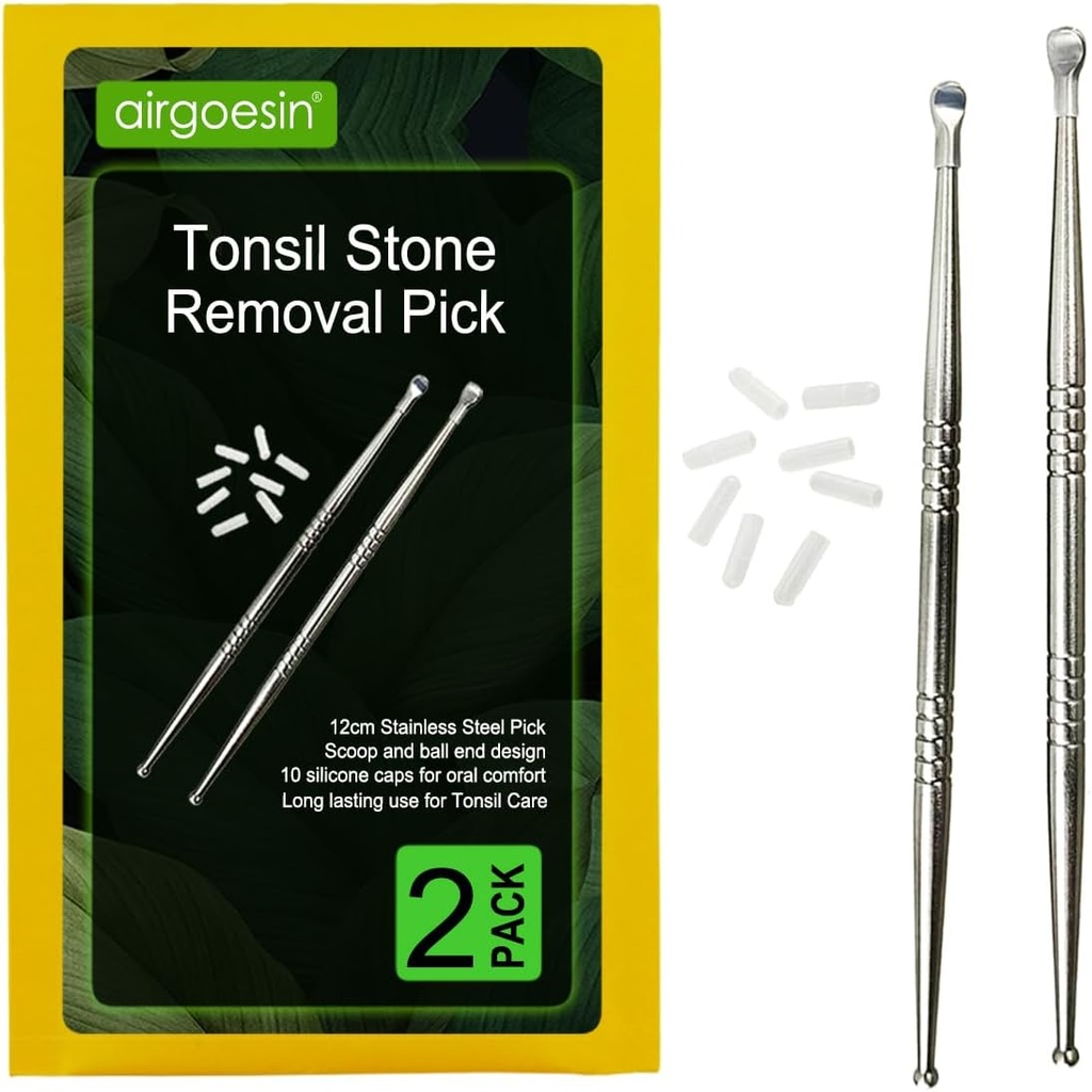 Eina d'alta d'Airgosc en 2pscs Tonsil Stone