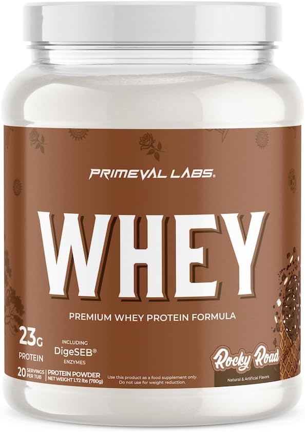 Els laboratoris de primeraval Whey Protein BRORODUCT  2001- 2002 Muscle Creixement i Recovery Easy per a mesclar fórmules Rocky Road 20 Servings