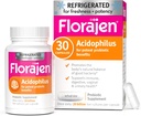 Florajen Acidophilus Probióticos, Gut Saúde, Saúde Vaginal, e Imune Suplemento de Apoio, Obstipação e Bloating Alívio para Adultos, 30 Cápsulas (Refrigerado)
