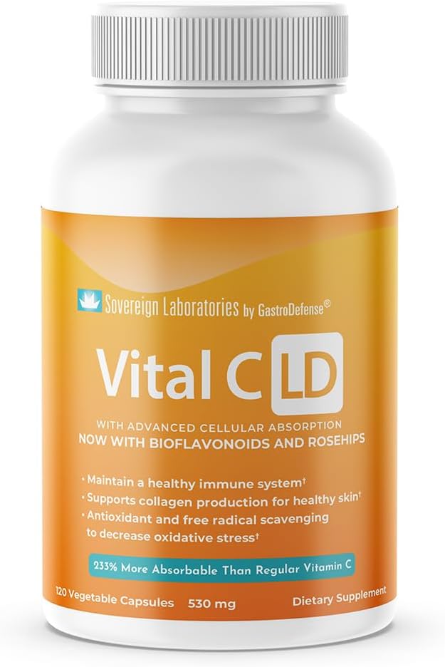Vital C- LD - Fokozott liposzómás C-vitamin - 530 mg kapszula - 120 gróf