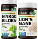 BIO KRAUTER Ginkgo Biloba 90 Gummi & Lion's Mane 60 Gummi