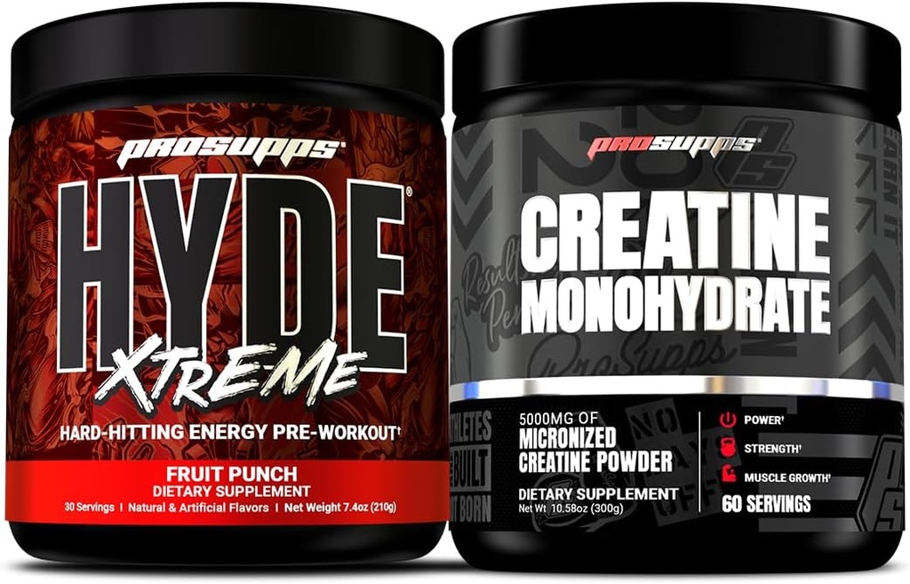 PROSUPPS г-н Hyde Xtreme Плодов пунш и Creatine 300 Bundle
