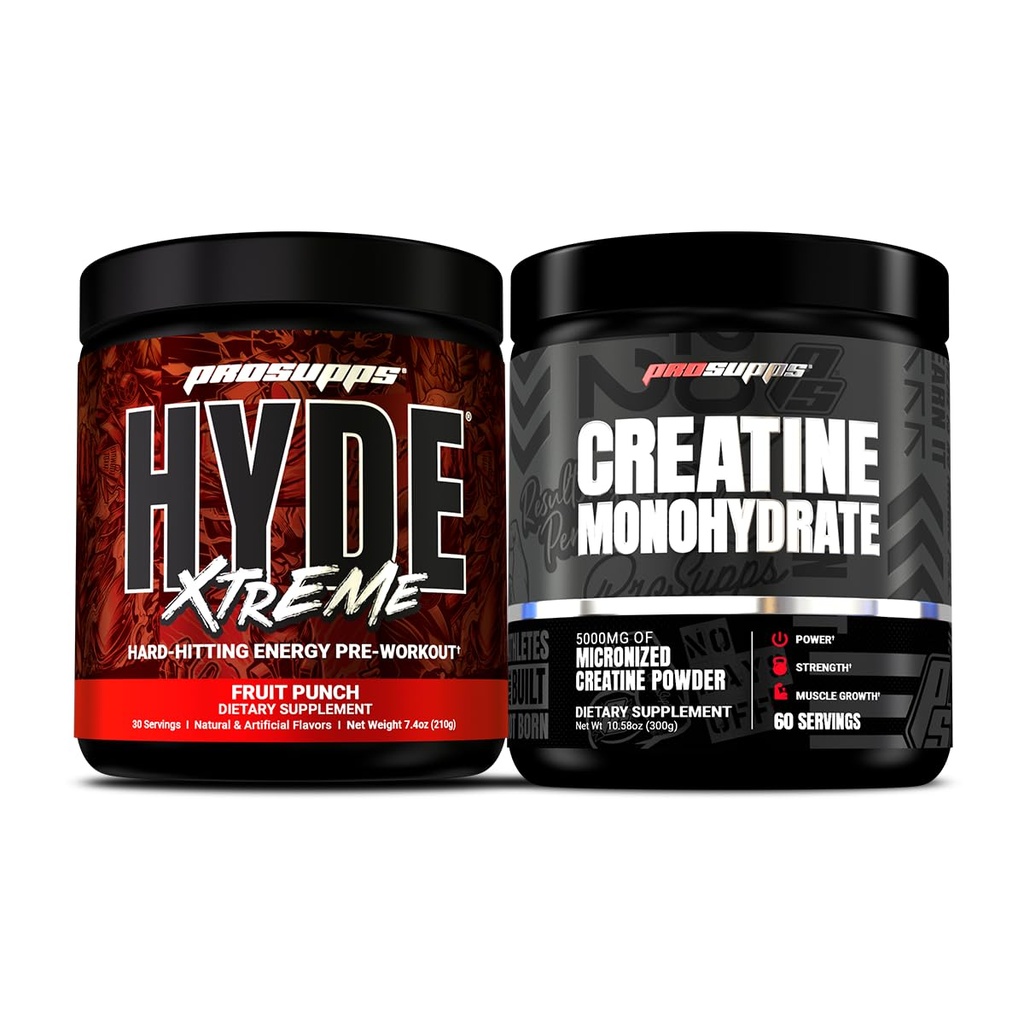 PROSUPPS Mr. Hyde Xtreme Fruit Punch and Creatine 300 Bundle