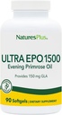 NaturesPlus 울트라 EPO 1500 - 저녁 Primrose 오일 - Premenstrual 및 Menopausal 산화 방지제 지원 - Clear Skin - 글루텐 무료 - 90 Softgels, 90 서빙