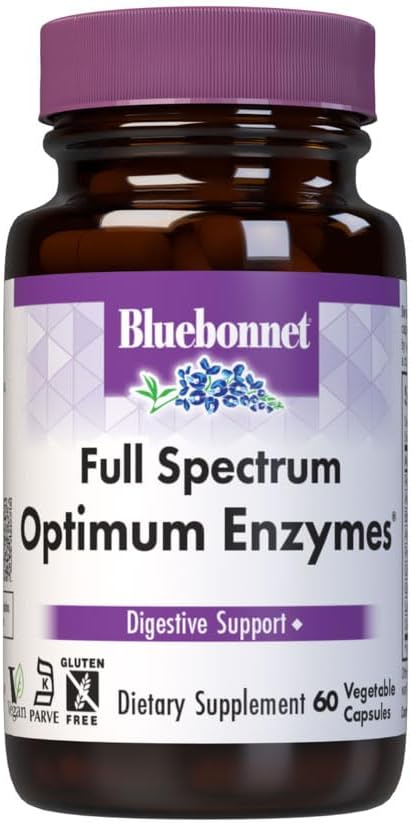 BlueBonnet Full Spectrum Optimum Enzymy Vegetariánské kapsle, 60 Počet