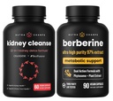NutraChamps Complete Kidney Health: Berberine & Kidney Cleanse Duo