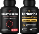 NutraChamps Pilnas inkstų sveikata: Berberine & inkstų Cleanse Duo