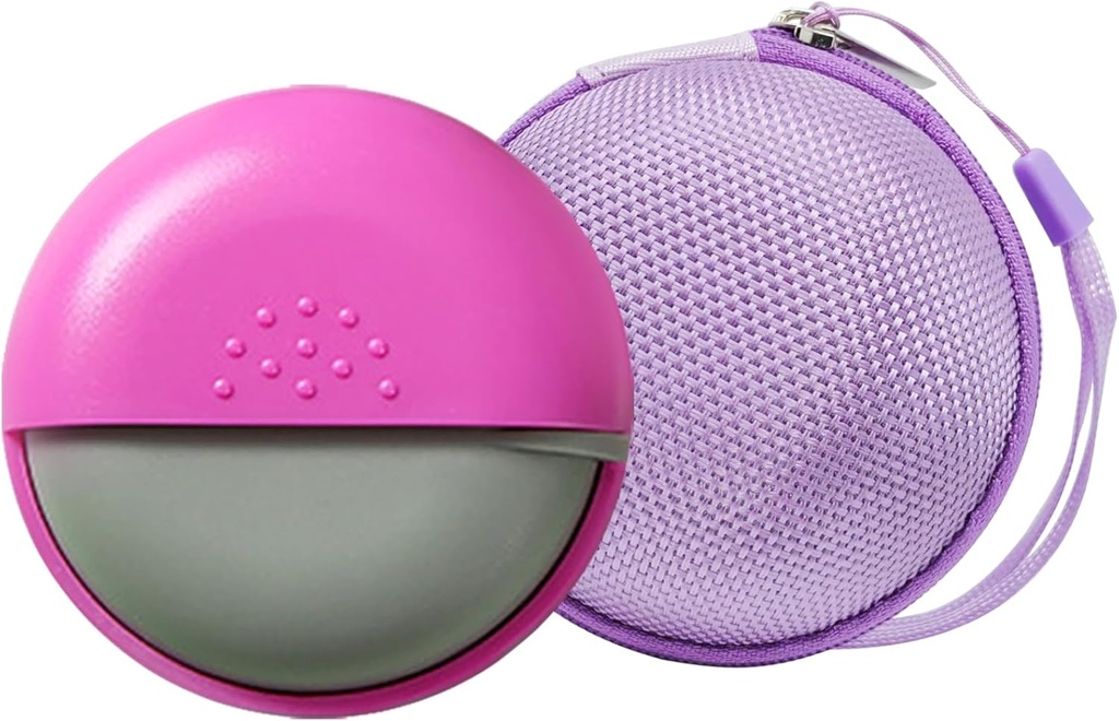 INVODA Travel Pill Organizator Drăguț rotund Pilula cutie pentru Purse Compact Medicine Container pentru pastile, ulei de pește, vitamine și suplimente