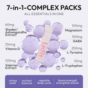 JustCalm Powdered Drink Mix – Stress Relief Balanced Cortisol Levels Relaxation & Better Sleep – With Magnesium, Vitamin D, Valerian Root, Tyrosine, GABA & Shoden® Ashwagandha – Non-GMO – 10 Ct