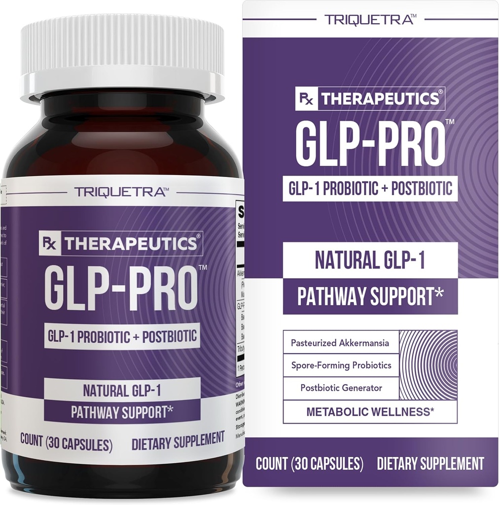 GLP-ProTM: 자연적인 GLP-1 지원을 위한 Probiotic & Postbiotic 혼합 — Akkermansia MucTTM, ButyraGen® Butyrate 발전기 & Spore Bacillus — 건강한 식욕, SCFA & 대사 균형 — 30 조사
