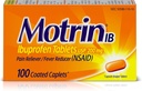 Motrin IB Pain Relifer Fever Reductioner (NSAID) Ibuprofen 平板电脑, 100 计数器