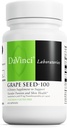 DAVINCI Labs Grape Seed-100 - 免疫システム、血管機能、健康な皮膚をサポートするための栄養補助食品* - 給餌ごとに100mgブドウ種子エキス - グルテンフリー - 60ベジタリアンカプセル