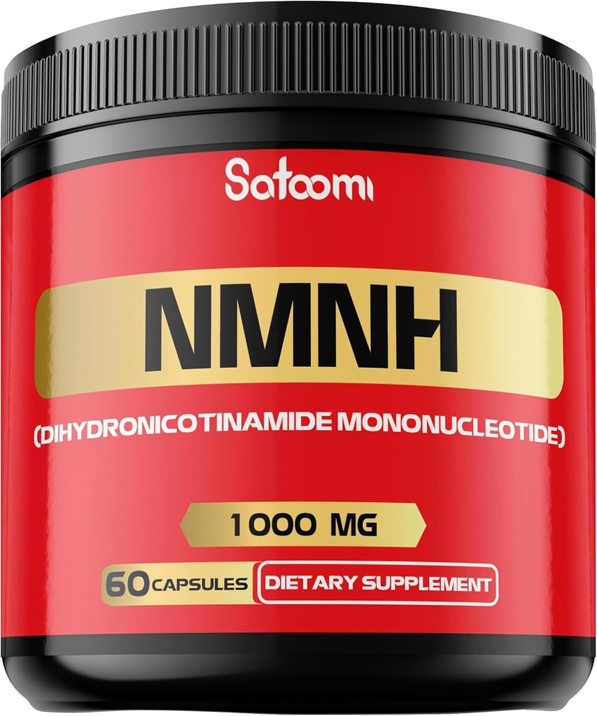 NMNH (Dihydronicotinamide Mononucleotide) -NMN Supplement Alternative - 1000mg per servering NAD Supplement för att stödja NAD - 60 kapslar - 30 dagars leverans