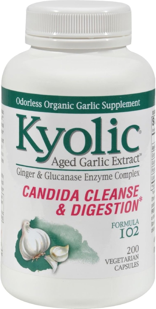 Kyolic #102 Knoblauch W/Enzyme Veg 200 Cap