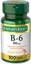 Natur?s Bounty Vitamin B6, 100mg, Tabletten, 100 Ct..