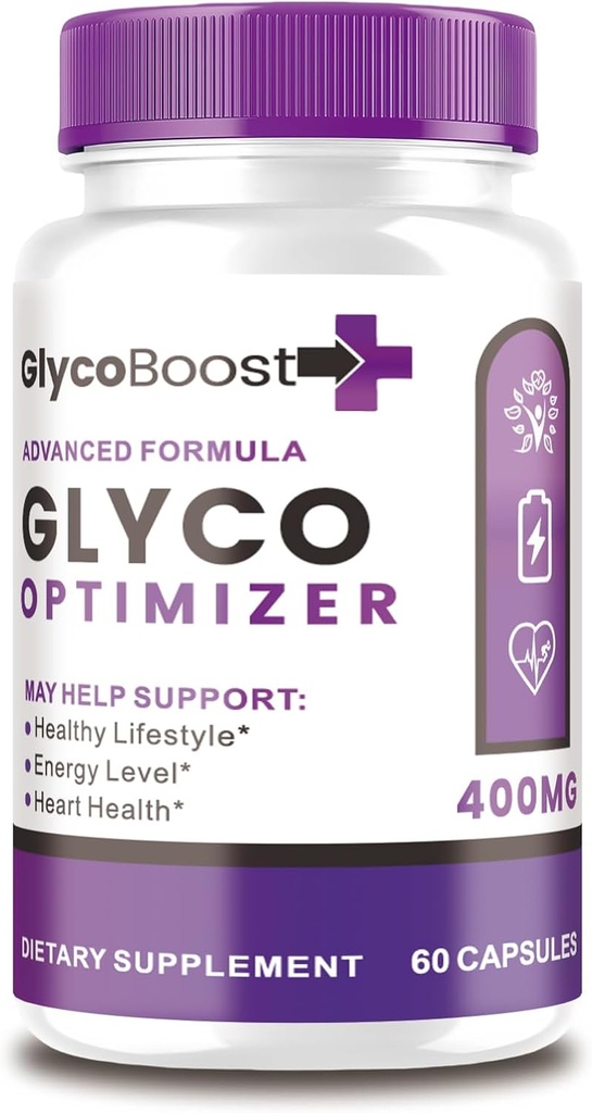 Glyco Boost Blood Support Formula, All Natural Capsules for Healthy and Stable Levels, GlycoBoost Blood Vessel Cleaner, Glyco Boost Optimizer (60 Capsules)