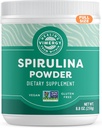 Vimergy Spirulina Pó – Proteína vegetal concentrada apoia saúde imune e função cardiovascular – Vegan, Kosher, Sem glúten – 250g
