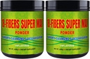 FIBRA 18 Super MAX Powder (18 Fibers) - 400g - Dietary supplement - Supports Cleansing " Detoxification, Unflavored (2 Pack)
