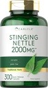 Carlyle Stinging Nettle Leaf Extract Supplement | 300 Capsules | Herbal Formula | Non-GMO & Gluten Free