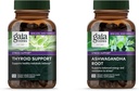 Gaia Herbs Ashwagandha Root - Made with Organic Ashwagandha Root - 120 Vegan Liquid Phyto-Capsules & Thyroid Support - Support Healthy Metabolic Balance and General Well-Being - 120 Vegan Liquid Phyto