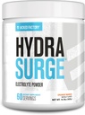 Jacked Factory HYDRASURGE Elektrolyyttijauhe - Hydraation lisäravinteet Key Minerals, Himalajan merisuola, Kookosvesi - Keto Friendly, Sokeriton, Luonnollisesti makeutettu - 60 tarjoilua, Orange Mango