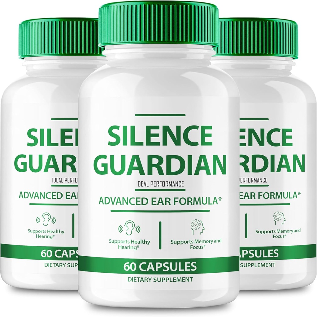 Silence Guardian Tinnitus Relief For Ringing Ears Capsule, Silence Guardian Ring Clear Tinnitus Pills, SilenceGuardian Ear Tinnitus Supplement, Ear Ringing Tinnitus, SilenceGuardian Reviews (3 Pack)