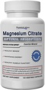 Superior Labs Magnesium Citrate 200mg, High Absorption, Non-GMO, Additive-Free " Gluten-Free, Promotes cool sleep, Eases Muscle Cramps ' Twitches, Supports Constipation Relief, 120 Veg Caps