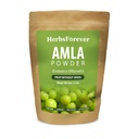 Herbsforever Amla Fruit (Seasonal Fresh, No Seeds) Indian Gooseberry-Superfood, Antioxidants Vitamin C | Wild Harvested -Non GMO, Vegan- 2X Potency | Steam Sterilized | 454 gm, 16Oz-1Lb|Bpa Free
