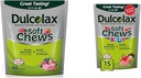 Dulcolax Soft Chews Saline Laxative Mixed Berry (60ct) Delikatne zaparcia Relief & Dzieci Miękkie przekąski Saline Laxative Arbuz Delikatny Zaparcia Relief, Magnez
