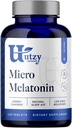 Utzy Naturals Micro Melatonin | Aşağı Dose Melatonin 250mcg / Natural Cherry ilə | Utzy Naturals / 120 Tablets