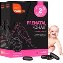 Zahler Prenatal +DHA 300 - Prenatal Vitamin with Methylated Folate & DHA for Pregnant Women - Support for Mom & Baby - Kosher, Gluten Free, Dairy Free - 120 Softgels