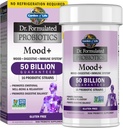 Elu aed probiootikumid Mood + Dr Formulated Acidophilus Probiootiline täiendus - edendab emotsionaalset heaolu, lõõgastavat ja seedetrakti tasakaalu - Ashwagandha stressi juhtimiseks, 60 Veggie Caps