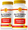 NutraRize (Pack z 2 Sweet Restore Glycogen Support, Uradna Glycogen Support Kapsules, Skupni podporni Formula Reviews (120 kapsul)