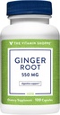 Vitamin Shoppe Ginger Root 550MG, Celý Herb dodatek, který podporuje Digestion & Soothing (100 Kapsle)