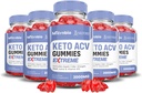 (5 упаковок) Microbio Keto ACV Gummies Extreme 2000MG Micro Bio Keto Gummies Apple Cider Vinegar Formulated with Pomegranate Beet Juice Powder B12 Vegan Non GMO 300 Gummys