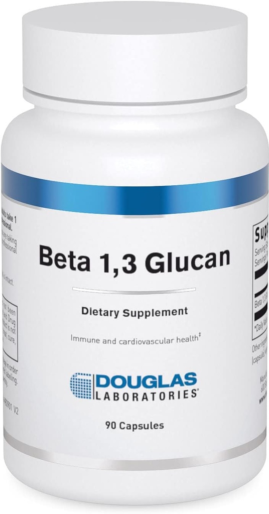 Douglas Laboratories Beta 1,3 Glucan | Beta Glucan for Immune and Cardiovascular Support | 90 Capsules
