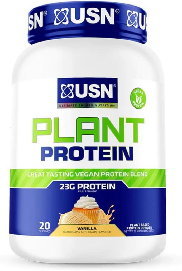 USN Uzturs Vegan augu proteīna pulveris        ; pupiņu, brūno rīsu, & ķirbju sēklu proteīna aizslēgšanās 
