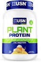 USN Nutrição Vegan proteína vegetal em pó, Ervilha, Arroz marrom, & Pumpkin Seed Protein Blend, 23g proteína, Açúcar livre, Grande degustação, 1,5 libras (Vanilla)
